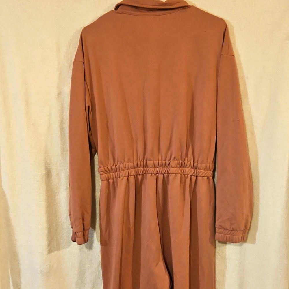 Pink Utility Jumpsuit - Picture 6 of 7